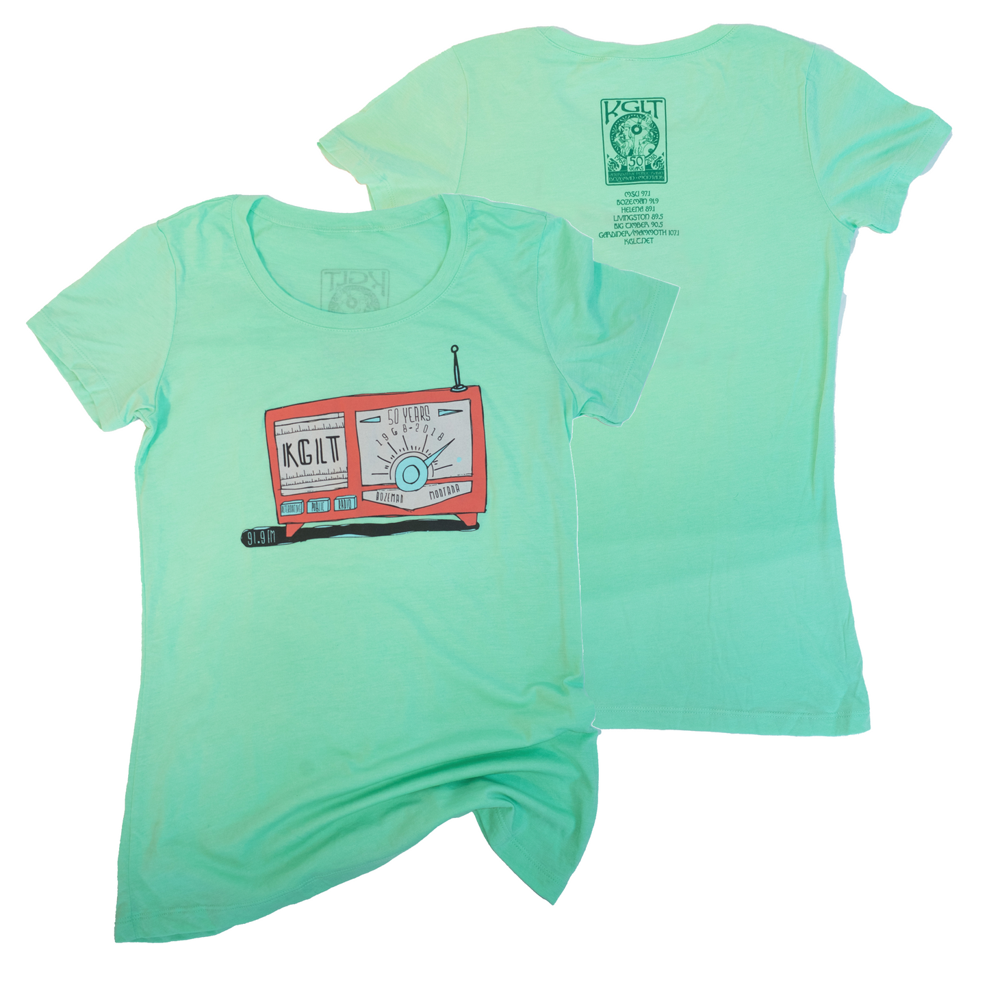 KGLT 2018 Light Teal Women's Short-sleeve T-shirt