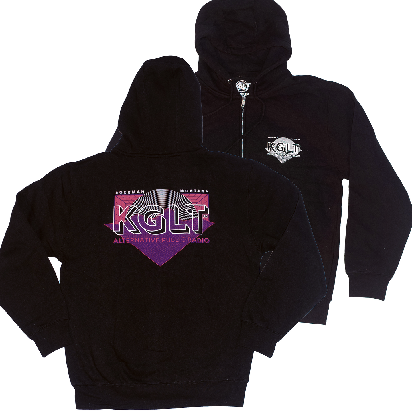 2023 KGLT Purple Zip Up Hoodie