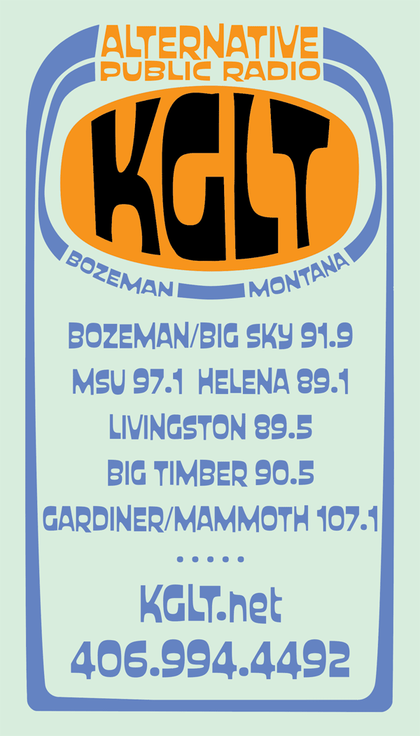 KGLT 2023 sticker: Alternative Public Radio