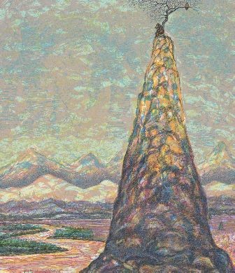 Know Thyself, lithograph by Parks Reece