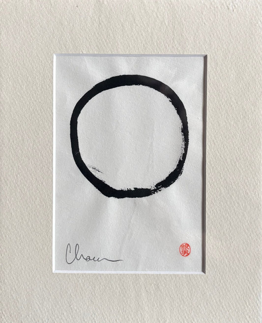 Chaucer Silverson Art: Enso (Zen Circle) Tan ART-CS2907