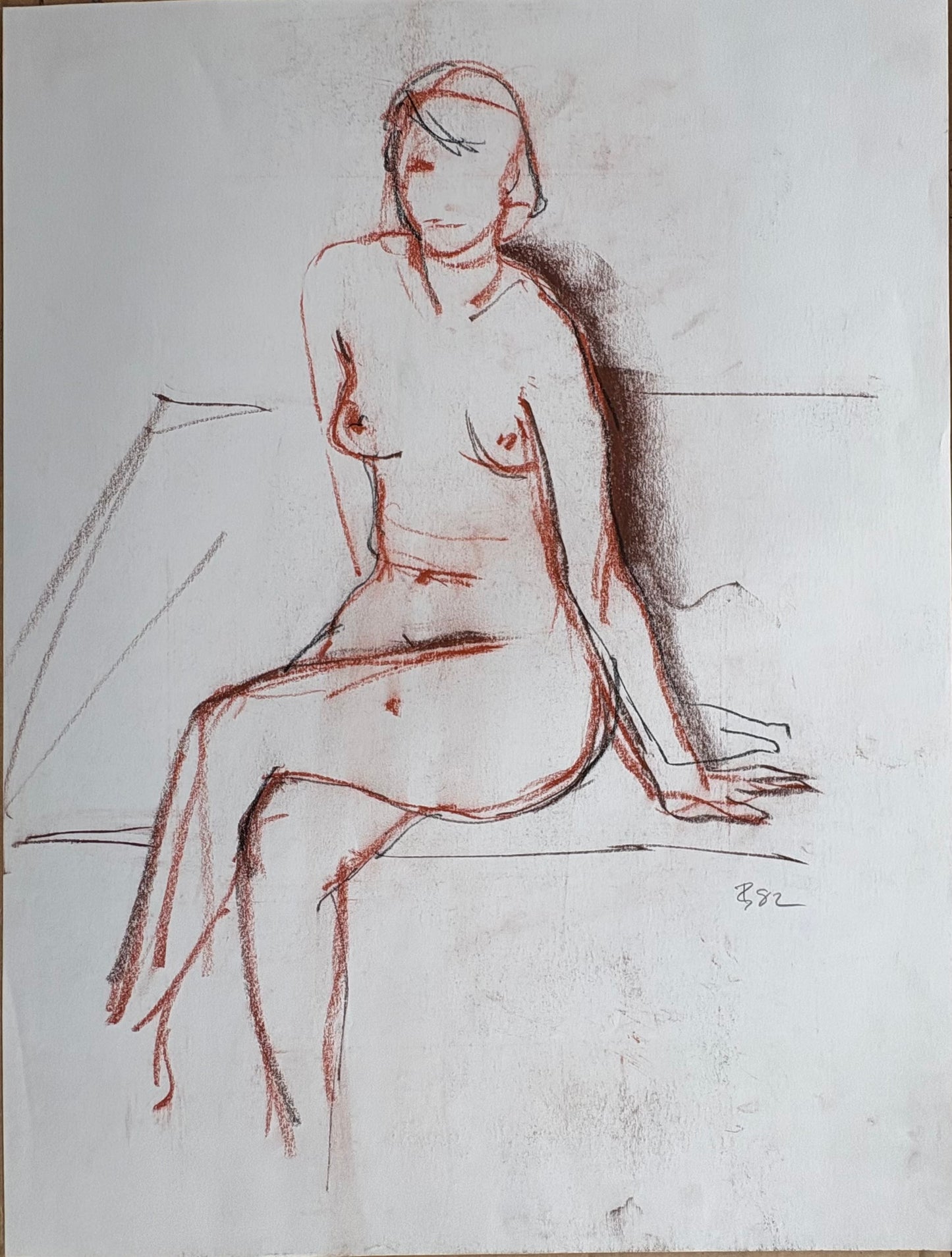Freeman Butts: Seated Nude | ART26-2
