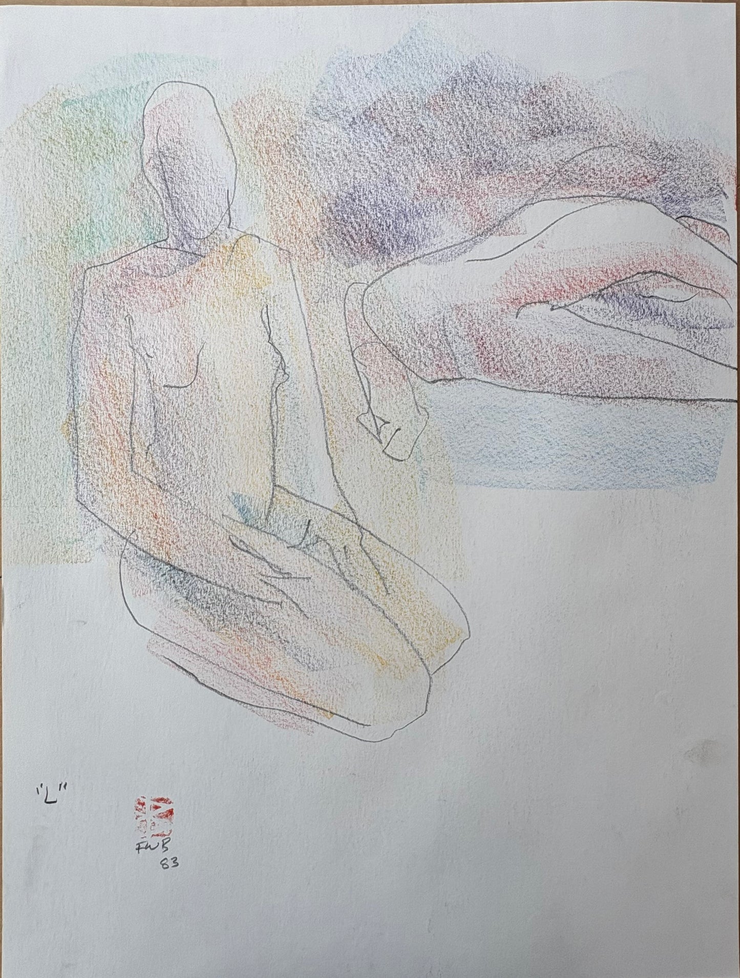 Freeman Butts: Two Kneeling Nudes | ART26-6