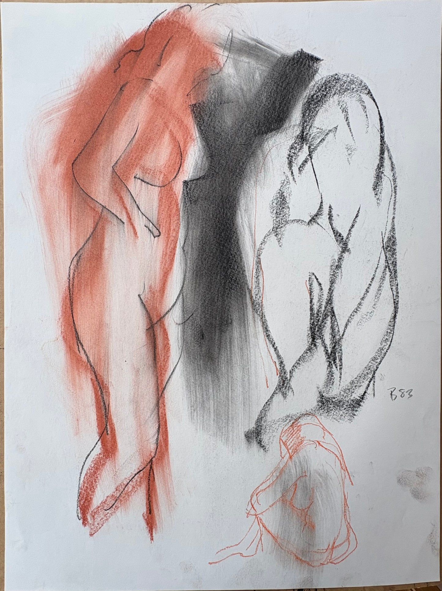 Freeman Butts: Three Nudes Standing, Seated, and Kneeling | ART26-20